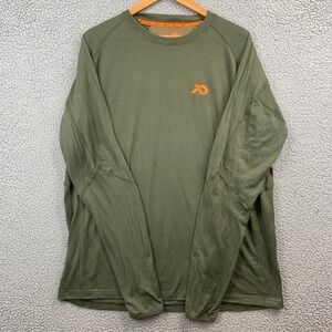 First Lite Aerowool Wick Ultralight 150 Long Sleeve Baselayer Men's 2XL Green